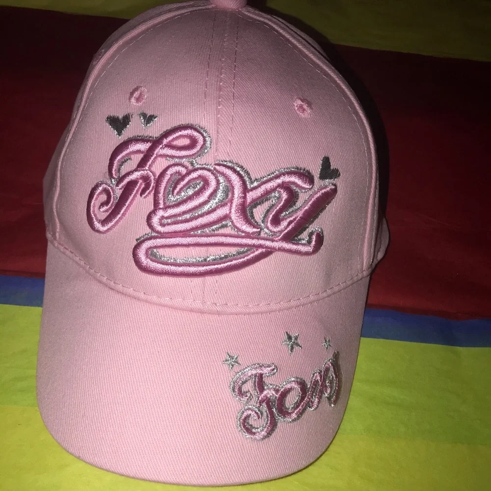 Retro Foxy Juniors PInk Hat Cap Deadstock Streetwear Outdoors Summer NWOT NEW